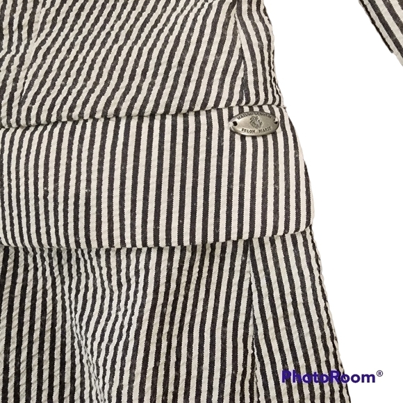 SCOTCH & Soda Maison Scotch Pin Stripe Button Front Blazer - small - Picture 3 of 9